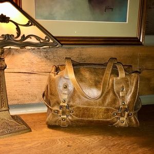 Vera Pelle Italian leather shoulder bag